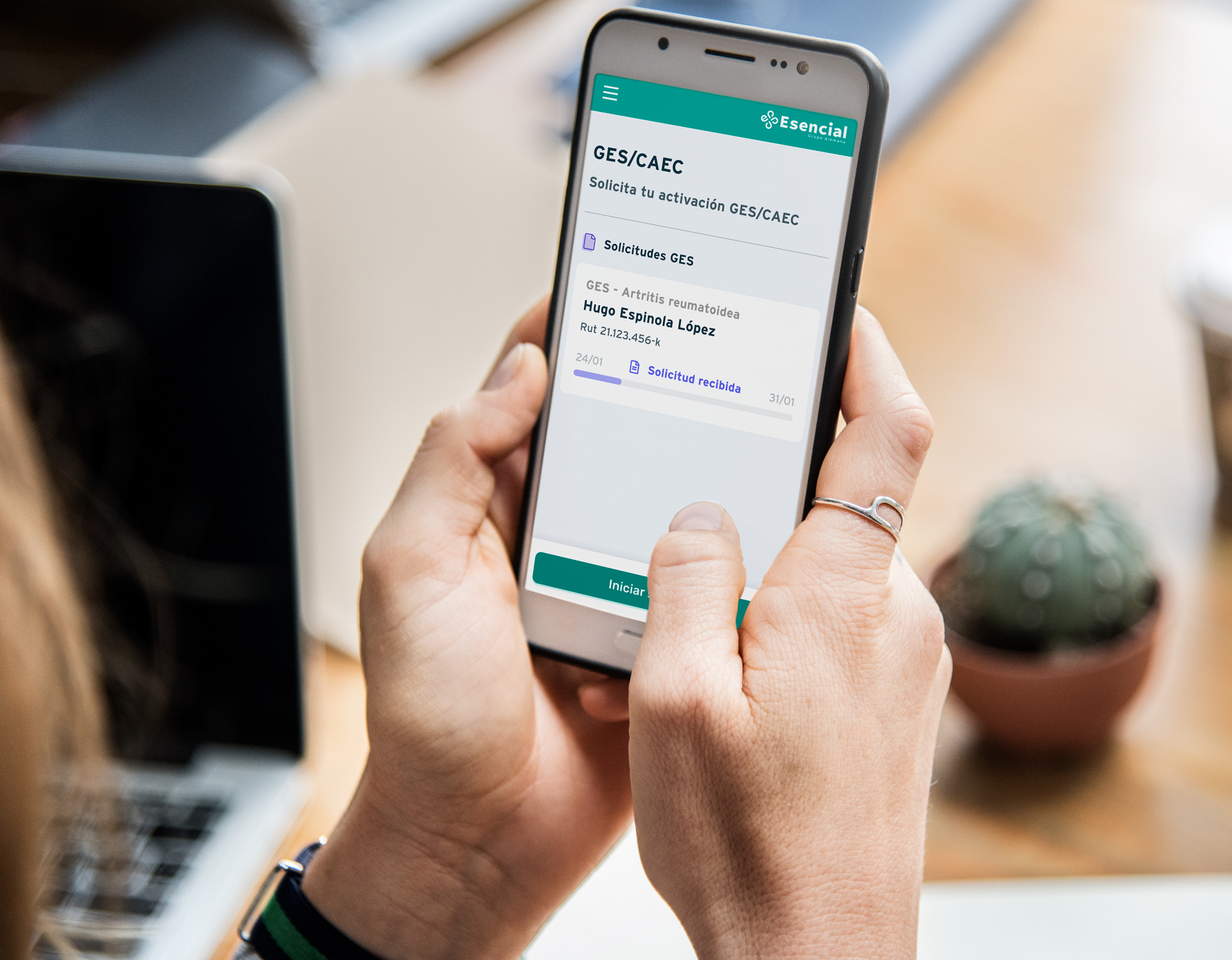 Isapre Esencial pantallas