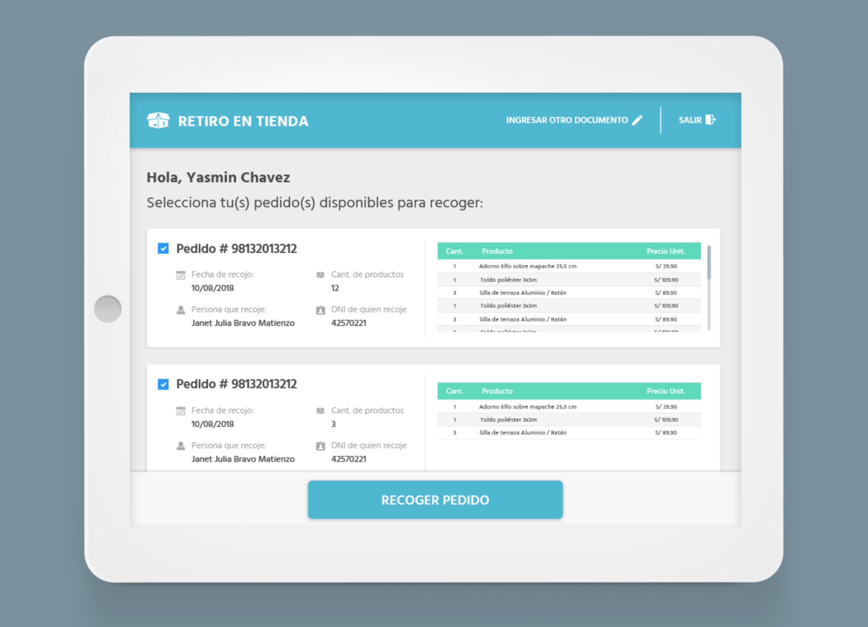 Promart - retiro en tienda