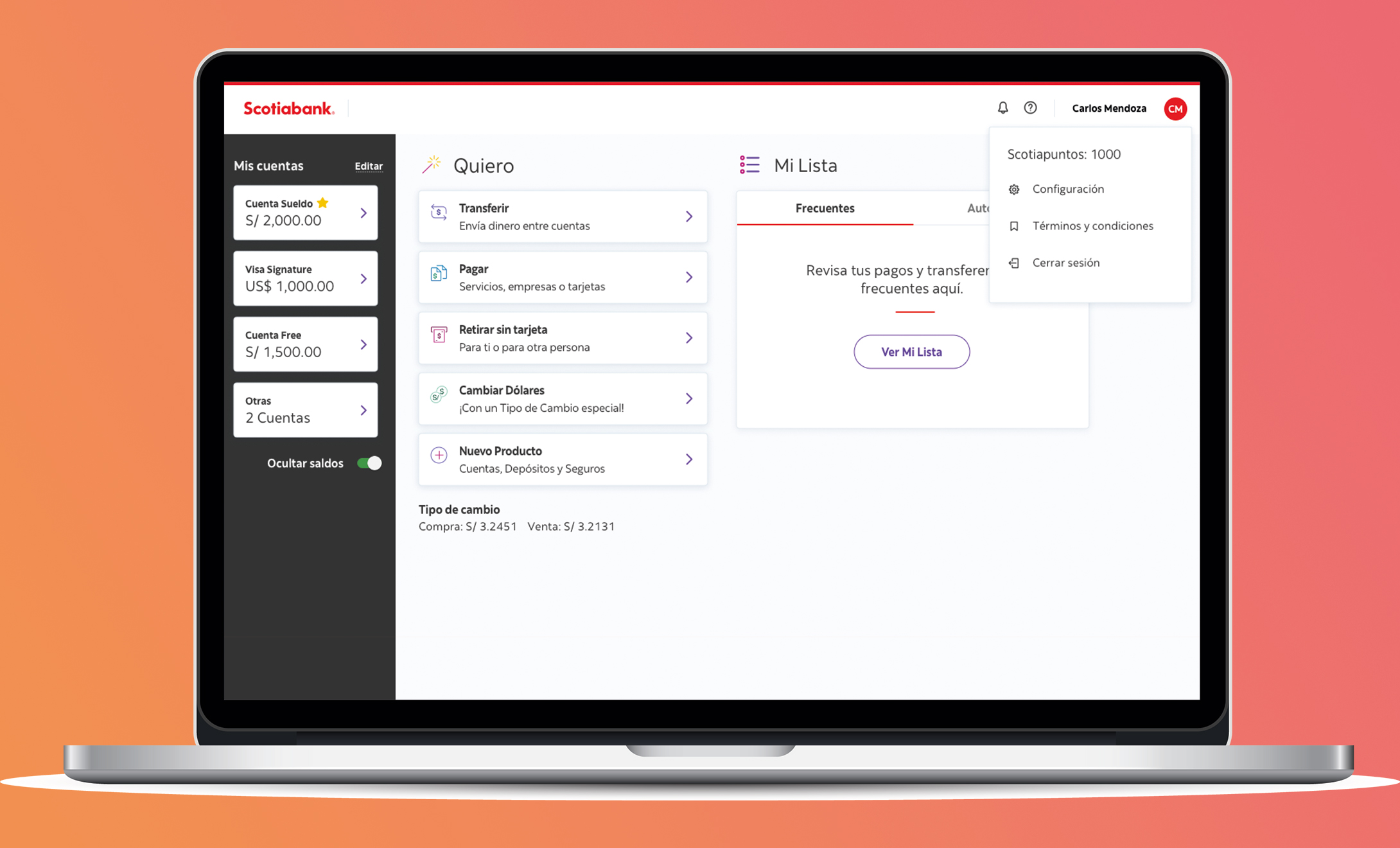 Scotiabank pantallas